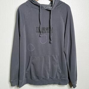 Taylor Swift Official The Eras Tour Merch 2023-2024 Hoodie Size Medium Distress